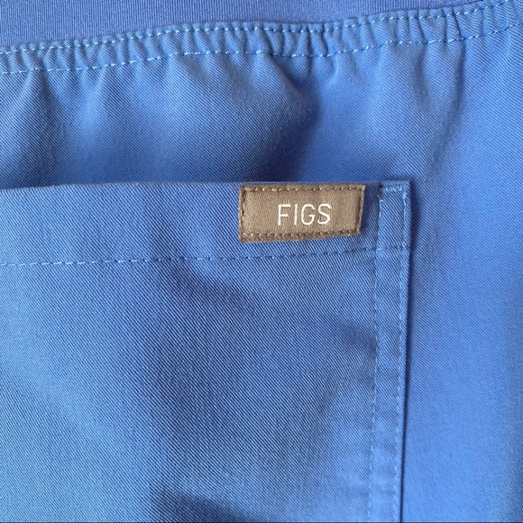 Figs Technical Collection Livingston Basic Scrub Pants Light Blue Size Medium - Picture 6 of 9